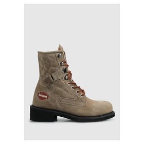Harley Davidson 025G100078 New Worker Bootie Bej Süet Kadın Bot