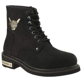 Harley Davidson 025G100109 Nubuk Kadın Botu Siyah