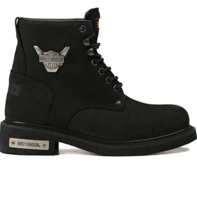 Harley Davidson 025G100109 Nubuk Kadın Botu Siyah
