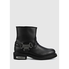 Harley Davidson 025M0317-B14 Estes Siyah Erkek Deri Bot