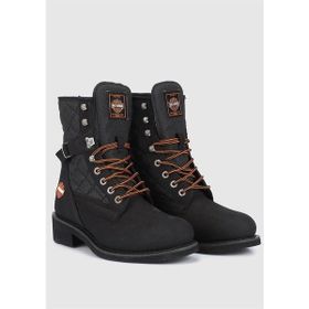 Harley Davidson 025M100031 New Worker Siyah Nubuk Erkek Bot