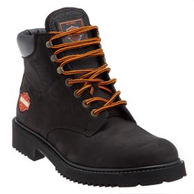 Harley Davidson 025M100109 Siyah Nubuk Erkek Bot
