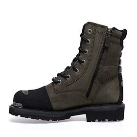 Harley Davidson 025M1005 Riddick Düz Topuk Kauçuk Taban Casual Deri Yeşil Erkek Bot