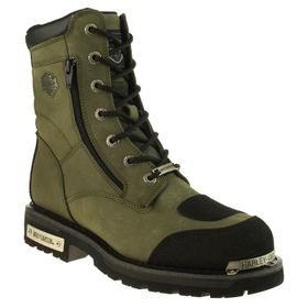 Harley Davidson 025M100552 Yeşil Erkek Bot