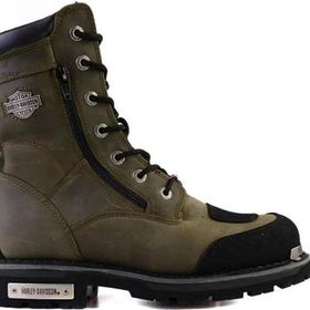Harley Davidson 025M100552 Yeşil Erkek Bot