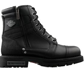 Harley Davidson 025M100637 Carter Black Deri Erkek Bot