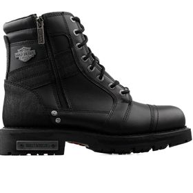 Harley Davidson 025M100637 Carter Black Deri Erkek Bot