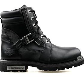 Harley Davidson 025M100726 Franco Siyah Deri Erkek Bot