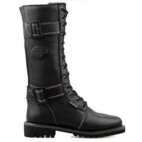 Harley Davidson 025Z100640 Siyah Belhaven WP Günlük Kadın Çizme