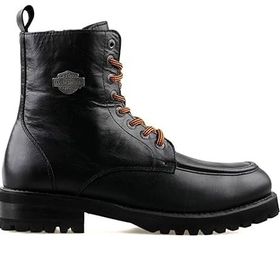 Harley Davidson 026M100059 Khalifa Black-Siyah Deri Günlük Erkek Bot