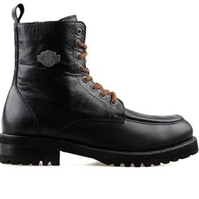 Harley Davidson 026M100059 Khalifa Black-Siyah Deri Günlük Erkek Bot