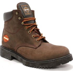 Harley Davidson 556 Mid Dark Brown Nubuk Erkek Bot