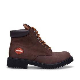 Harley Davidson 556 Mid Dark Brown Nubuk Erkek Bot