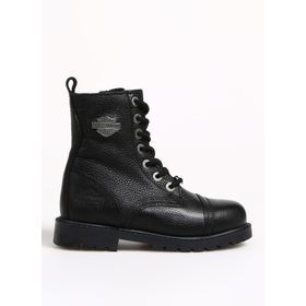 Harley Davidson Colmar F 025F100496 Hakiki Deri Siyah Erkek Çocuk Bot