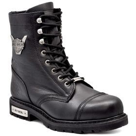 Harley Davidson Colmar Siyah Erkek Bot