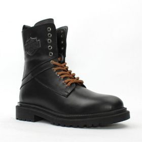 Harley Davidson Coro Black Deri Erkek Bot