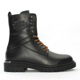 Harley Davidson Coro Black Deri Erkek Bot