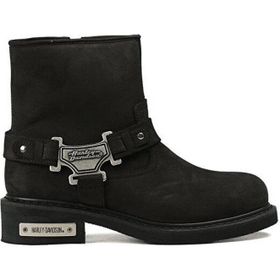 Harley Davidson Estes Black Siyah Nubuk Erkek Botu