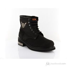 Harley Davidson Gibson Black Nubuk Siyah Unisex Bot