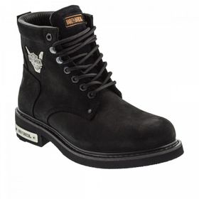 Harley Davidson Gibson Black Nubuk Siyah Unisex Bot