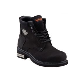 Harley Davidson Gibson Black Nubuk Siyah Unisex Bot