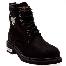 Harley Davidson Gibson Black Nubuk Siyah Unisex Bot