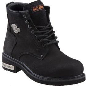 Harley Davidson Gibson Black Nubuk Siyah Unisex Bot