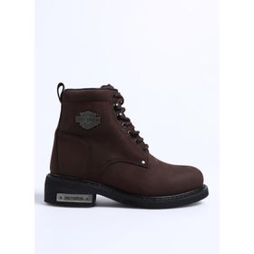 Harley Davidson GIBSON Nubuk Koyu Kahve Erkek Bot