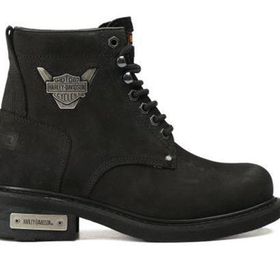 Harley Davidson Gibson Nubuk Siyah Kadın Bot