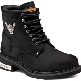 Harley Davidson Gibson Siyah Nubuk Kadın Bot
