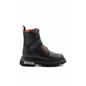 Harley Davidson HD07770554 Black Leather Kadın Bot