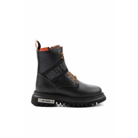 Harley Davidson HD07770554 Black Leather Kadın Bot