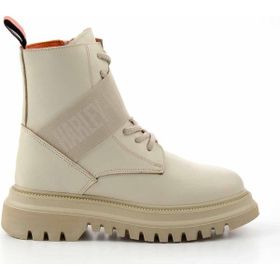 Harley Davidson HD0777055403 Beige Leather Kadın Bot