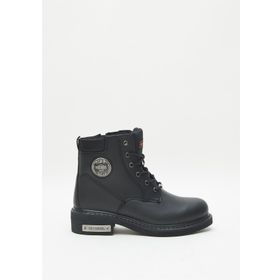 Harley Davidson Jim 025M0128 Deri Siyah Erkek Bot