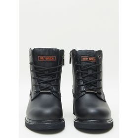 Harley Davidson Jim 025M0128 Deri Siyah Erkek Bot