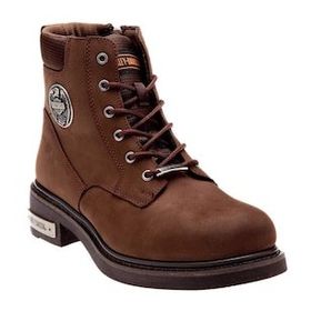 Harley Davidson Jim Dark Brown Nubuk Erkek Bot
