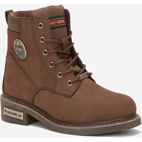 Harley Davidson Jim Koyu Kahverengi Nubuk Erkek Bot