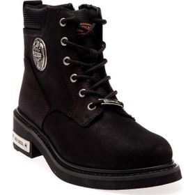 Harley Davidson Jim Siyah Nubuk Kadın Bot