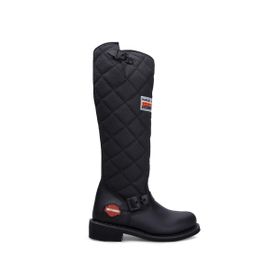 Harley Davidson Laconia Hi 646 Black Yağlı Deri Siyah Kadın Çizme