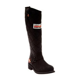 Harley Davidson Laconıa Hı 646 Siyah Nubuk Kadın Çizme