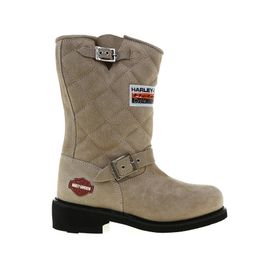 Harley Davidson Laconia Krem Unisex Çizmesi