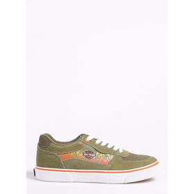 Harley Davidson PROVIDENCE Haki Erkek Deri Sneaker