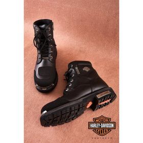 Harley Davidson RENSHAW Siyah Nubuk Erkek Bot