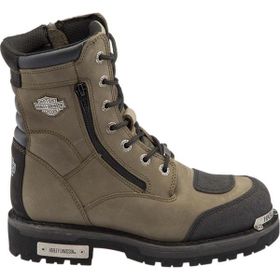 Harley Davidson Riddick 025G0321-18064 Olive Crazy Yeşil Deri Kadın Bot