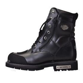 Harley Davidson Riddick Siyah Deri Erkek Bot