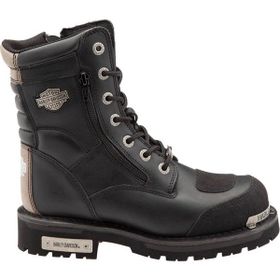 Harley Davidson Riddick Siyah Deri Erkek Bot