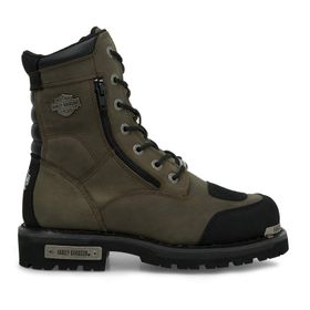 Harley Davidson RIDDICK Yeşil Deri Erkek Bot