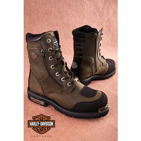 Harley Davidson RIDDICK Yeşil Deri Erkek Bot