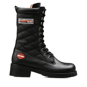 Harley Davidson Rose Siyah Kadın Bot