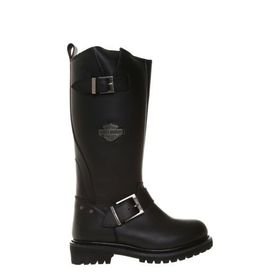 Harley Davidson T0777021703 Siyah Hakiki Deri Kadın Bot